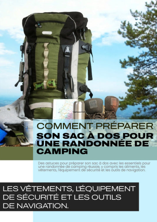 comment préparé son sac a dos