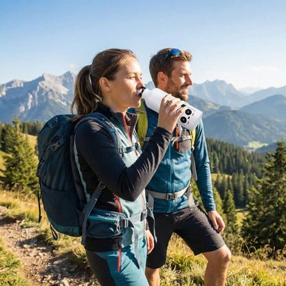 Gourde isotherme milo randonneur utilise leur gourde