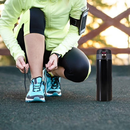 Bouteille isotherme Système d'ouverture one-push