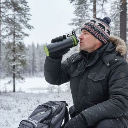 Gourde filtrante  Conception extérieure portable