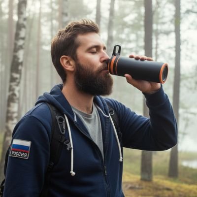 Gourde filtrante filtre en coton PP de qualité médicale