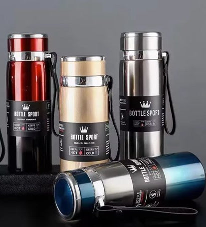 Gourde isotherme Capacité double compartiment: 