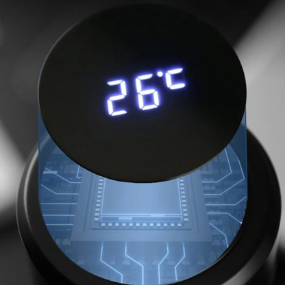 Mug thermos à affichage de température lumineux