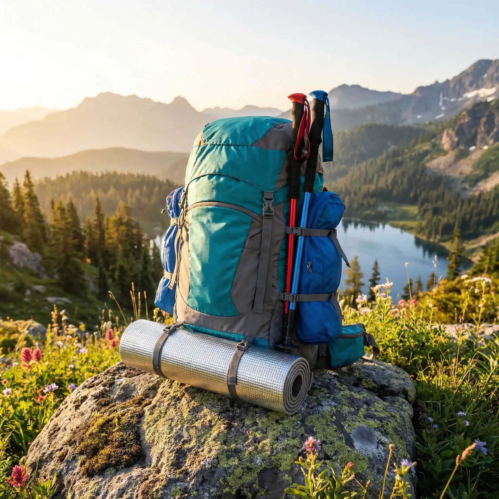 sac à dos  avec espace optimisé pour le camping