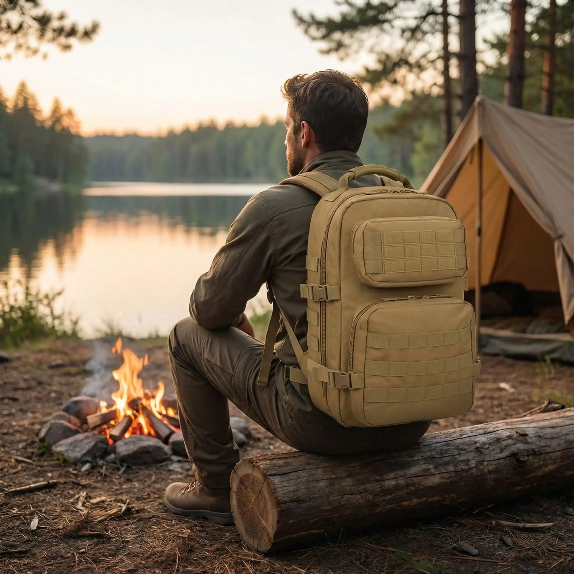 sac à dos homme forêt boreal 