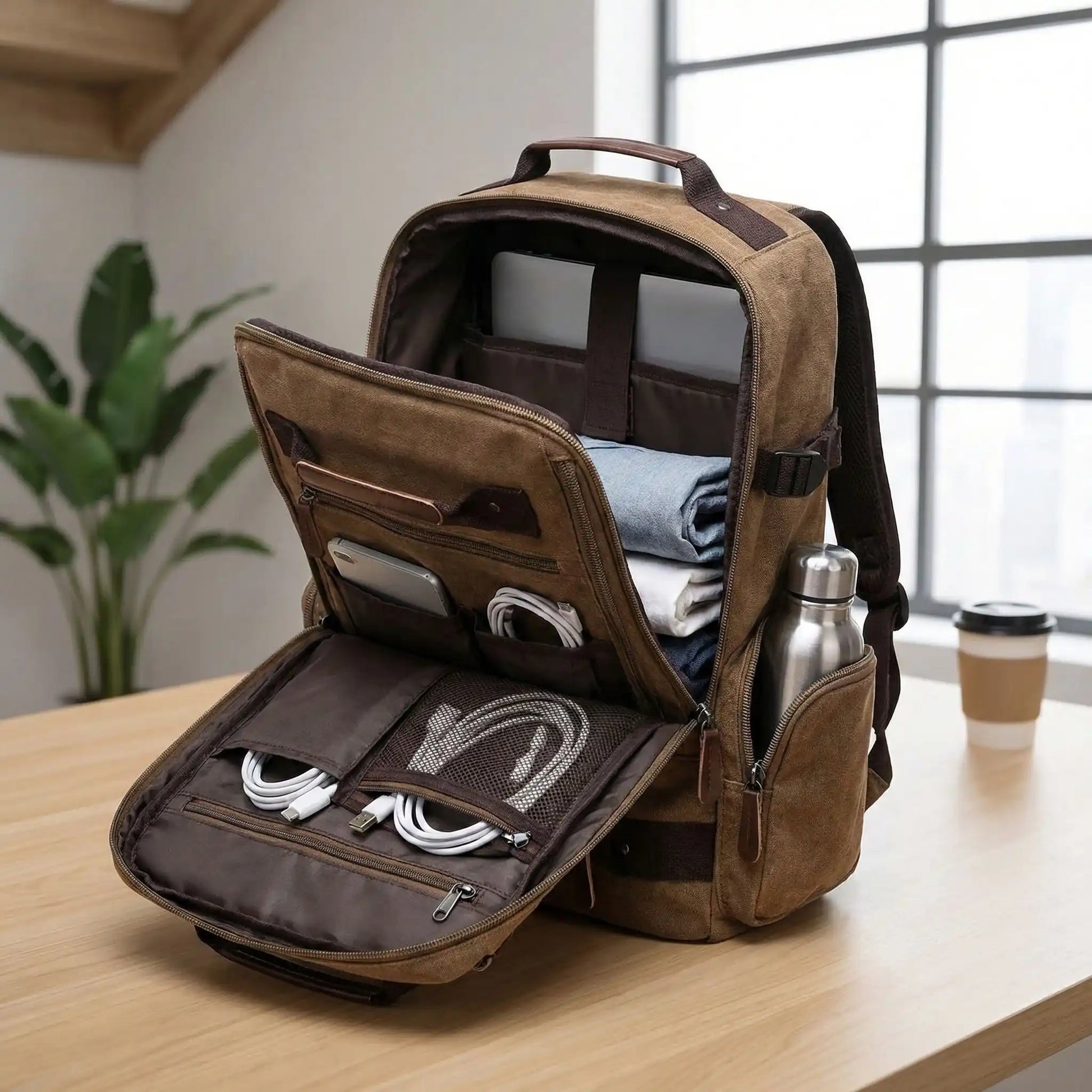 sac à dos homme intérieur du sac